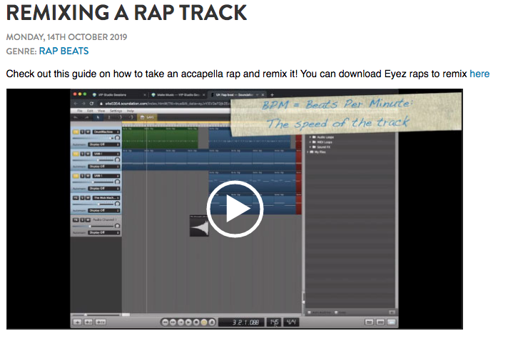 Remixing a rap trap resource in VIP